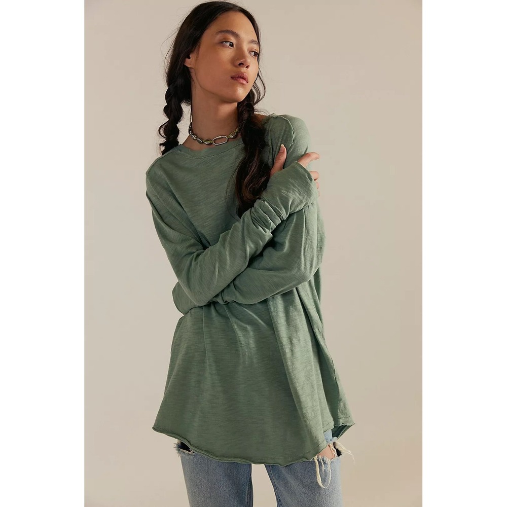 We The Free‎ Green Arden Tee | Oversized | Size X-Small | NWOT